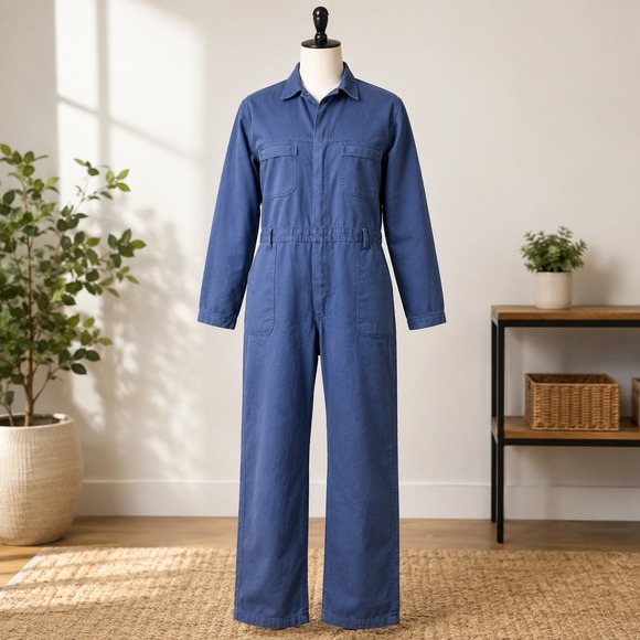 American Apparel Other - American Apparel Utility Coveralls Mens 52R Navy Blue Military Issue Workwear